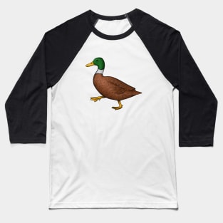 duck animal illustration, ducks family, wildlife, safari, Baseball T-Shirt